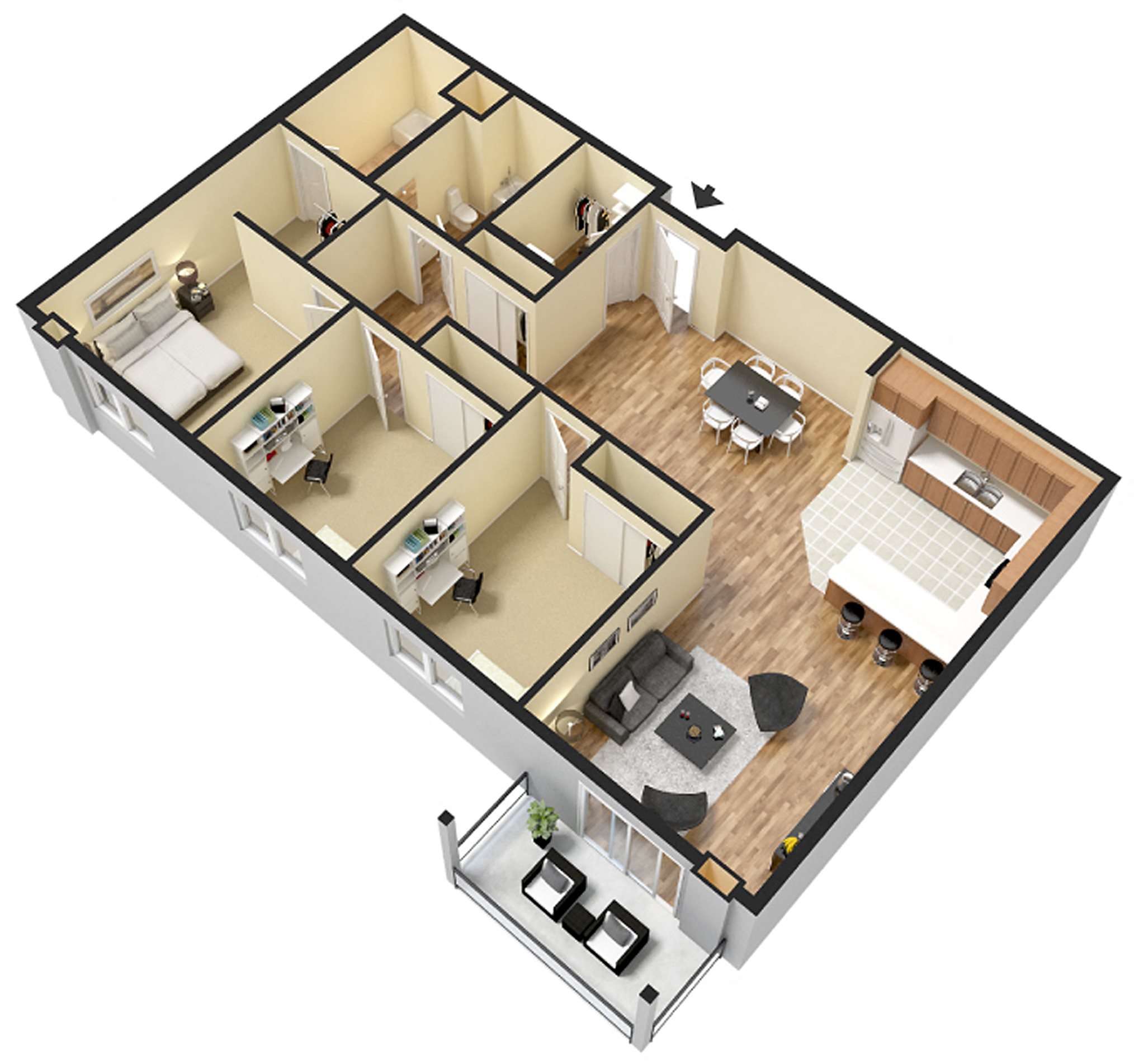 E Floor Plan 3
